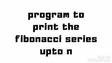 C program to print the fibonacci series upto n