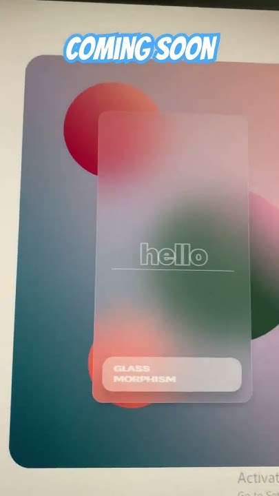 Glassmorphism | UI Design to HTML, CSS #glassmorphism #glass # ...