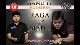 GAME 11!!!! BIADO VS RAGA ROTATION/15 BALL R17 PART 2/2 screenshot 3