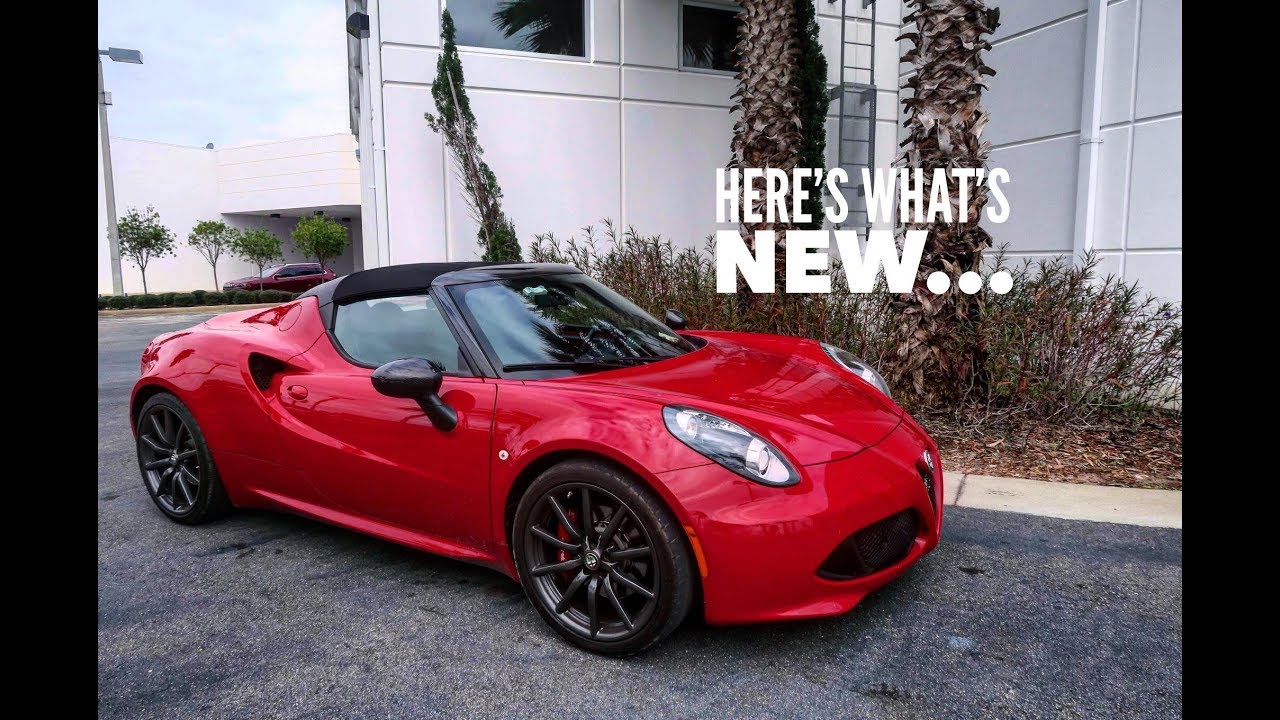 2019 Alfa Romeo 4c Spider What S New