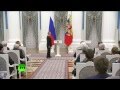 Владимир Путин вручает награды выдающимся деятелям в разных областях