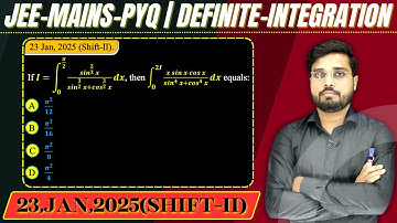 JEE Mains 2025 PYQ | 2dx, then J.221If I =sin3 xx sin x.cos x33sin4 x+cos4 xdx equals:sin2 x+cos2 x