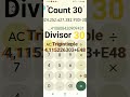 Calcuator part 14 l Count 30