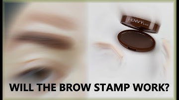 THE PERFECT BROWS IN 3 SECONDS? | TESTING THE BROW STAMP