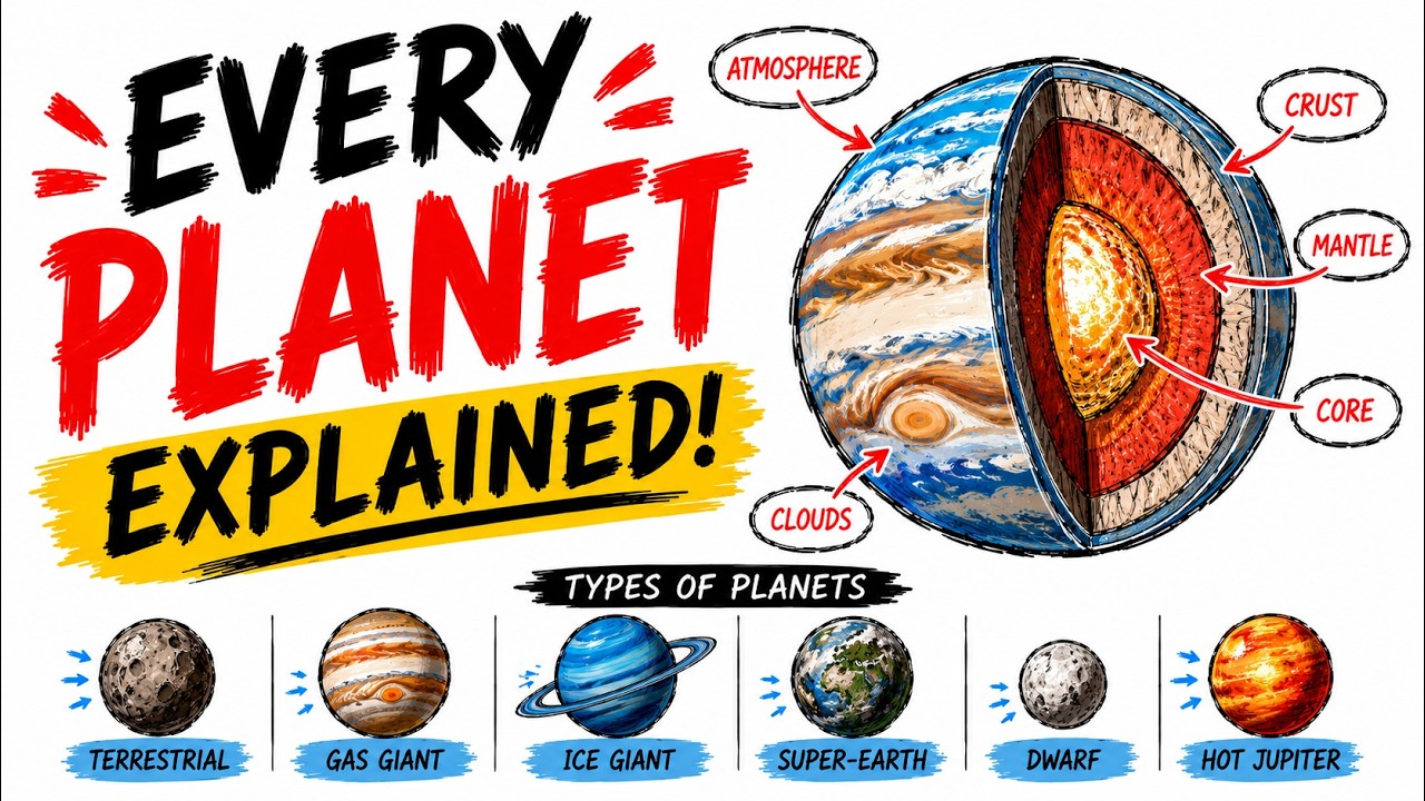 Every Type of Planet Explained: Rocky Worlds, Gas Giants, Dwarf Planets, Rogue Planets & More