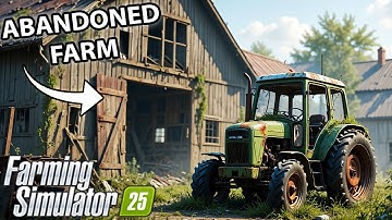 I spent 365 days rebuilding the FARM with $0! Farming Simulator 25