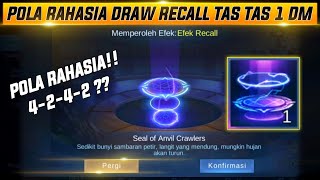 TRIK DRAW EFEK RECALL TAS TAS PAKAI POLA RAHASIA LANGSUNG DAPAT PERMANEN - RECALL TAS TAS 1 DIAMOND