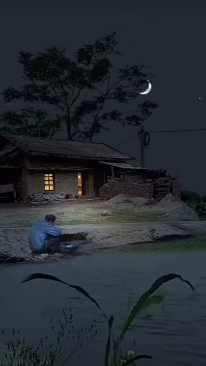 rilex musik video. suasana malam di kampung halaman #nature #meditation #rilexing