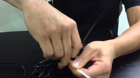 How to untie / undo / unzip a cable tie without cutting it