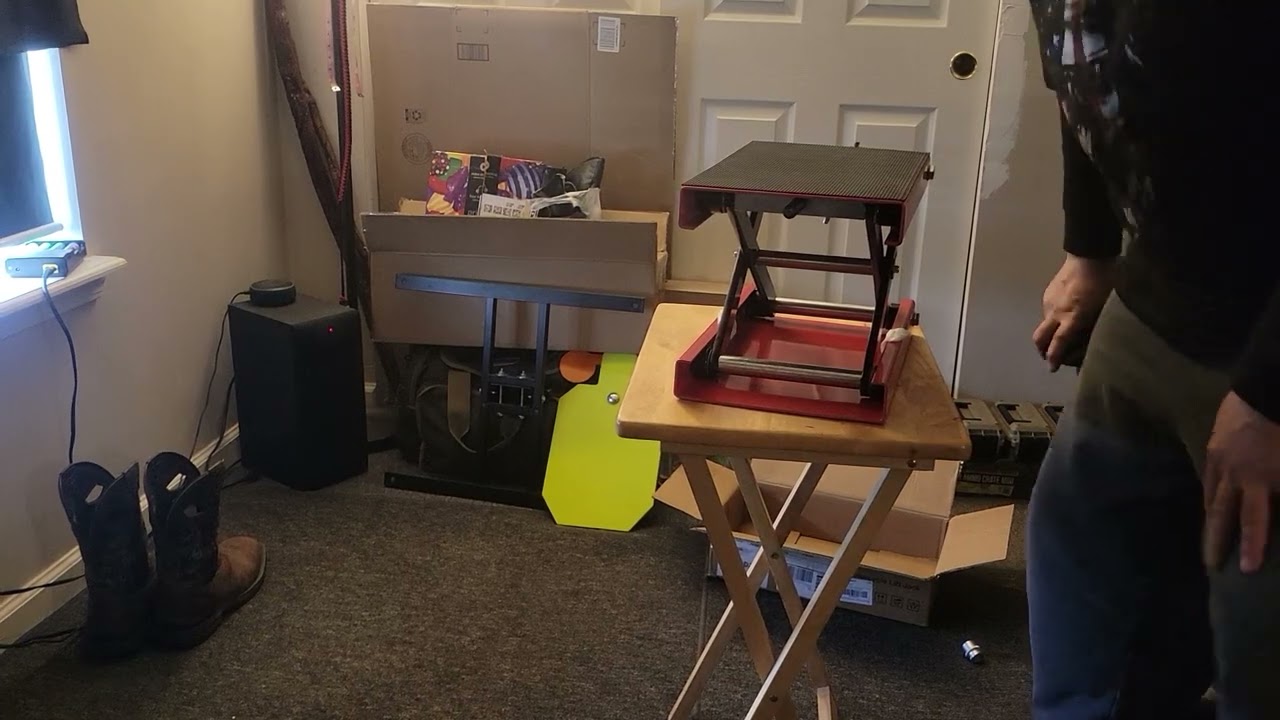 Amazon, Dontex Motorcycle Lift Scissor Jack, 1200 LB capacity