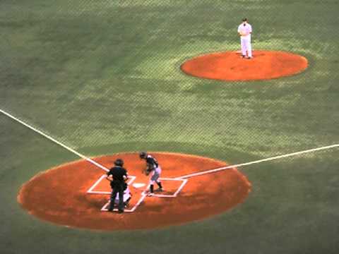 【2012.03.26】 シアトル・マリナーズ vs 巨人 イチロー第1打席