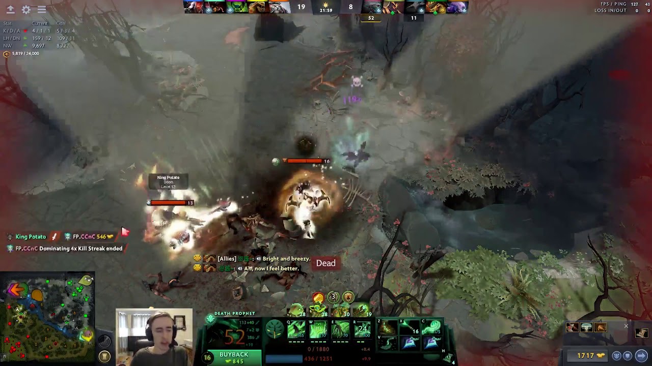 CCnC gets distracted  Twitch.tv Clip [Dota 2 CCnCDotA2] 02/09/2019