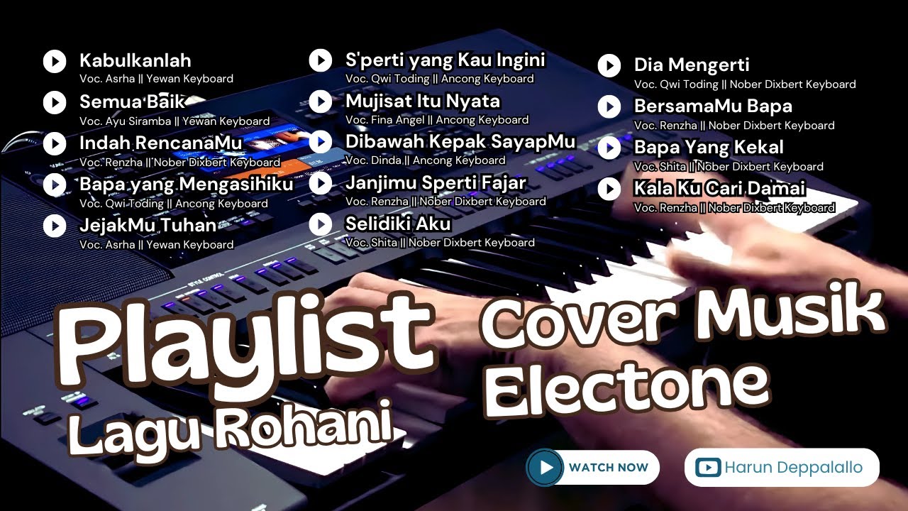 Kumpulan Lagu Rohani Cover Musik Electone