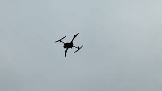 Chatham Township Police Pilot Sean Lampf lands the drone