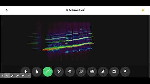 Chrome Music Lab - Spectrogram
