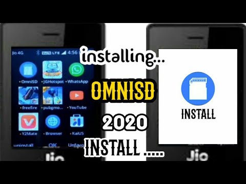 How to download Omni SD in jio phone without PC | 2020 new trick | in tamil