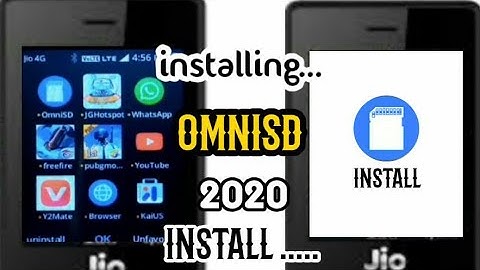 How to download Omni SD in jio phone without PC | 2020 new trick | in tamil