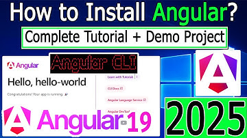 How to Install Angular 19 on Windows 10/11 | 2025 Update | Demo Angular Project