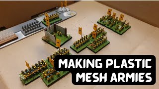 How to Make Plastic Mesh Armies