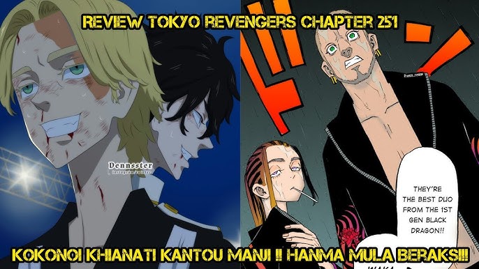 Tokyo Revengers Chapter 247: Mitsuya and Hakkai face the Haitani Brothers,  Chifuyu goes up against Mochizuki