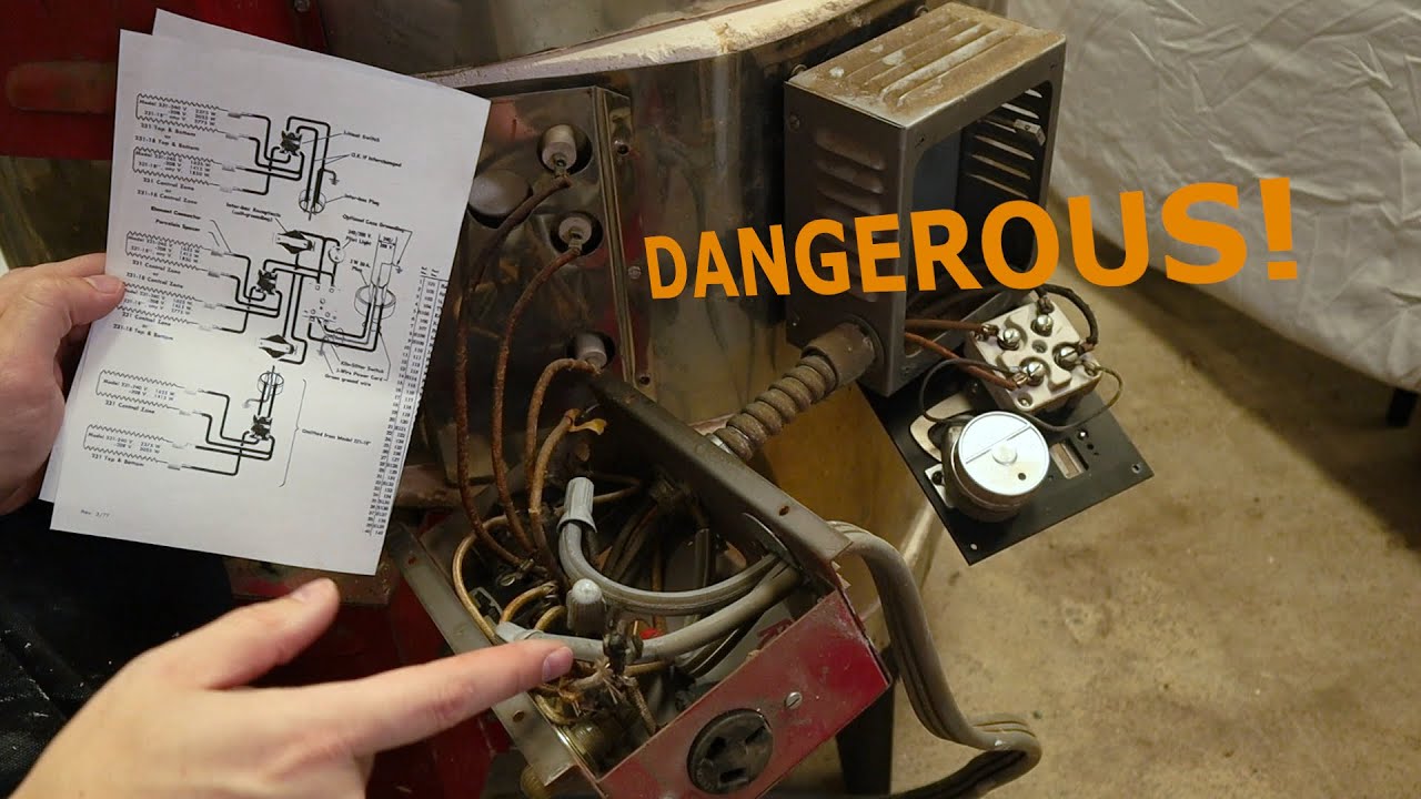 Skutt 231 Kiln Teardown and Wiring - YouTube