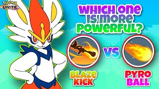 Pyro ball vs Blaze kick which one is more powerful...? in Pokemon unite screenshot 3