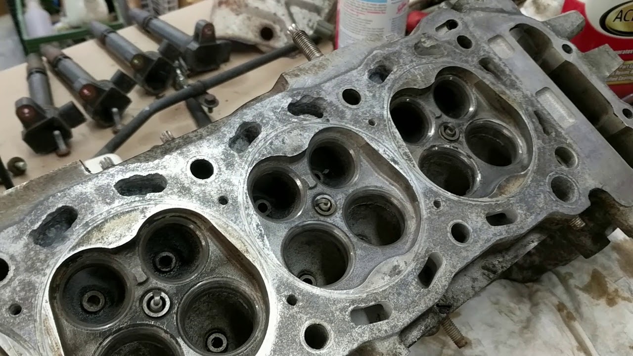 Prepping an Aluminum Cylinder Head for MIG Welding YouTube