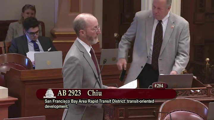Senator Steve Glazer Comments on AB 2923