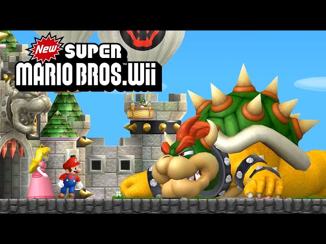 New Super Mario Bros Wii Worlds 1 - 9 Full Game (100%) - Youtube