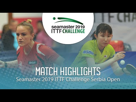 Hina Hayata vs Szandra Pergel | 2019 ITTF Challenge Serbia Open (1/4)