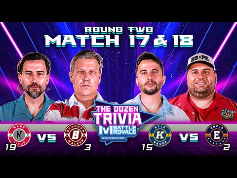 Brandon Walker Vs Mark Titus KB Vs Eddie The Dozen Trivia 1v1 Battle Royale Match 17 18 