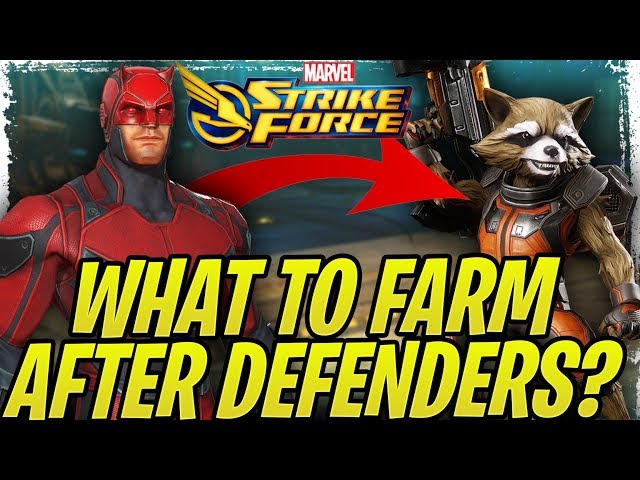 New to Marvel Strike Force? Farm Defenders first! 