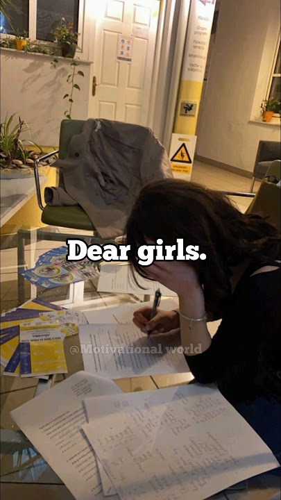 Dear girls study so hard 🔥💯👍. #motivation #shorts #2023