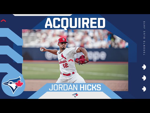 Welcome to the Toronto Blue Jays, Jordan Hicks! 