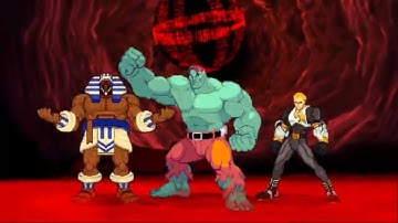 Marvel vs Capcom 2: Captain Commando, Hulk, and Anakaris arcade playthrough