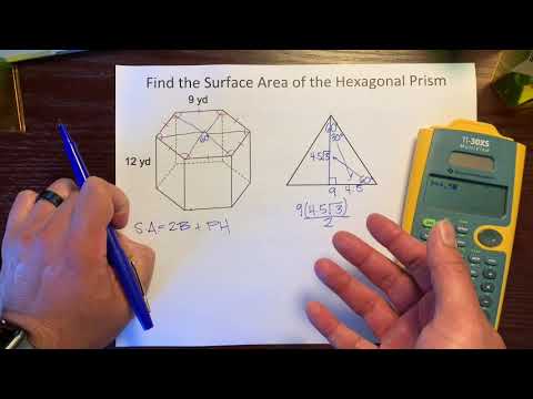 surface area of a hexagonal prism formula surface area of a hexagonal prism formula
