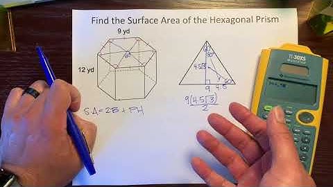 Surface Area of a Hexagonal Prism