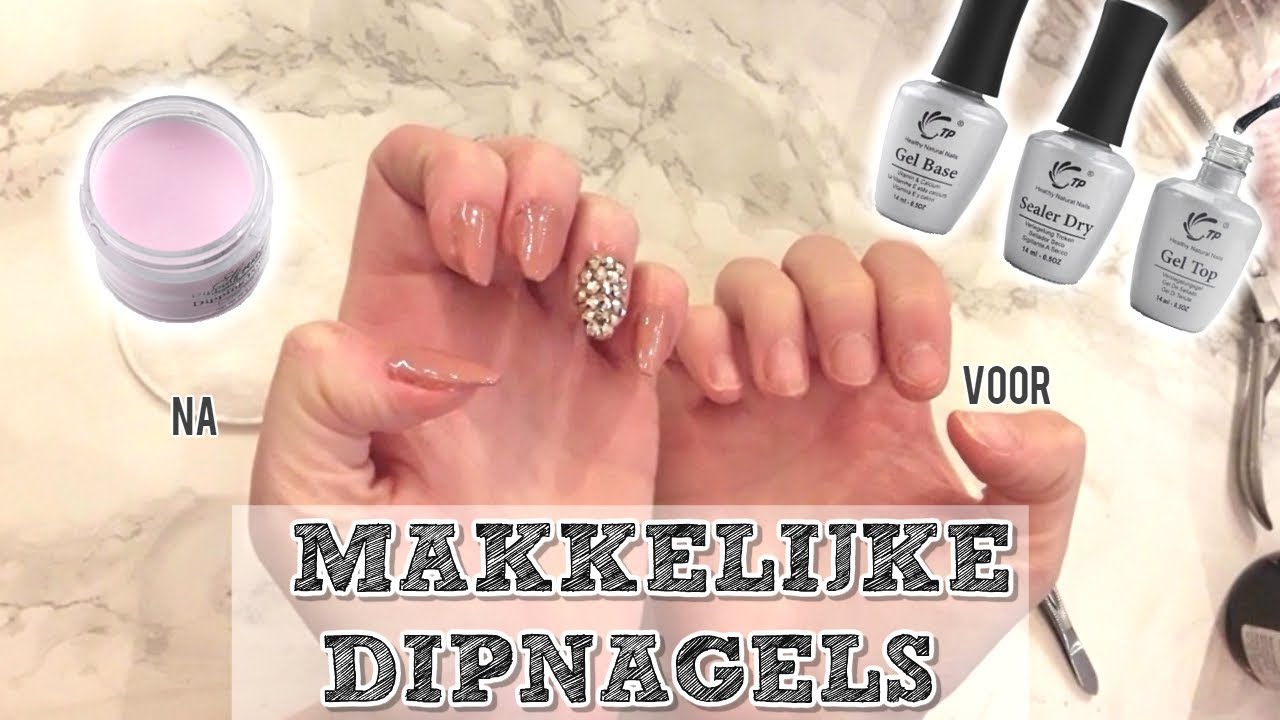 mout Retoucheren dramatisch MAKKELIJK DIP NAGELS MAKEN - ZELF ACRYL ZETTEN - YouTube