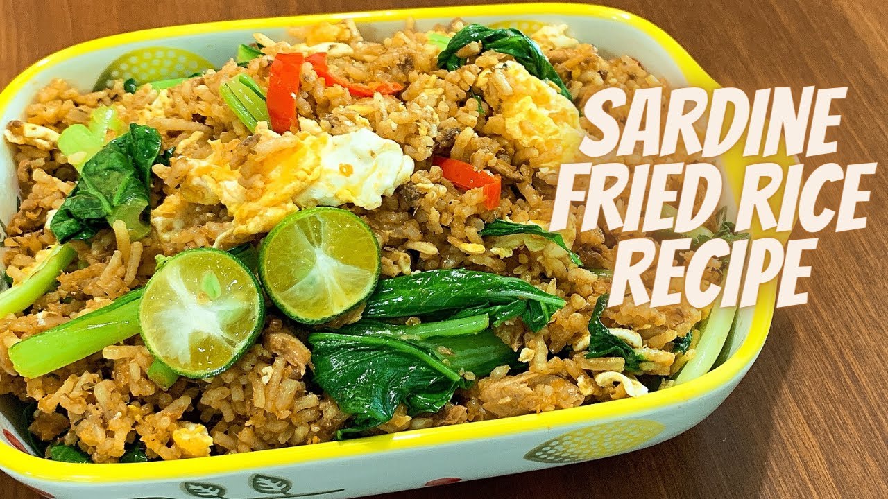 HOW TO MAKE FRIED RICE SARDINE FRIED RICE RECIPE TASTY SARDINE