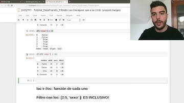 Tutorial pandas 2: DataFrames, acceso, filtrado y el lío del loc y el iloc