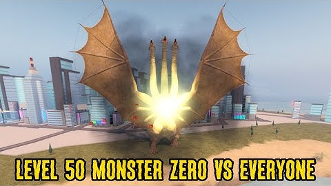 How Strong Is Level 50 Monster Zero Vs Everyone? | Kaiju Universe