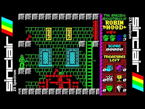 ROBIN HOOD - LEGEND QUEST (1993) Walkthrough, ZX Spectrum
