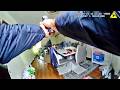 Officer Kicks Door Open Then Fires as Armed Suspect Forces Family Inside
