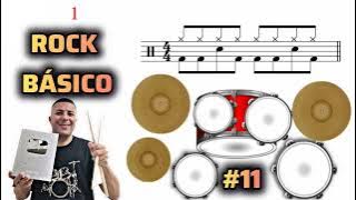 como tocar Bateria RÍTMO BÁSICO (Rock #11) #tiagobaterabrasil #drummer #drums