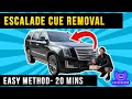 2015-2020 Cadillac Escalade CUE Removal DIY Screen Replacement *Easy Method 20 Mins*