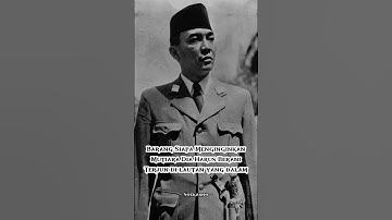 QUOTES Bpk.Soekarno #katakatabijak #quotes #storywa #youtubeshorts #soekarno