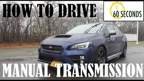 HOW TO DRIVE STICK SHIFT IN 60 SECONDS