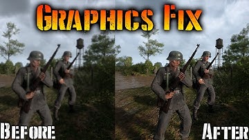 Hell Let Loose - Does your game look as good as mine? (Graphics glitch fix, comparison and tutorial)