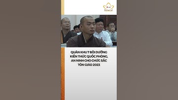 Quân khu 7 bồi dưỡng kiến thức quốc phòng và an ninh cho các vị chức sắc tôn giáo #bchannel