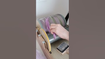 Making Lavender Field Yarn - Carding & Spinning Vegan Fibers